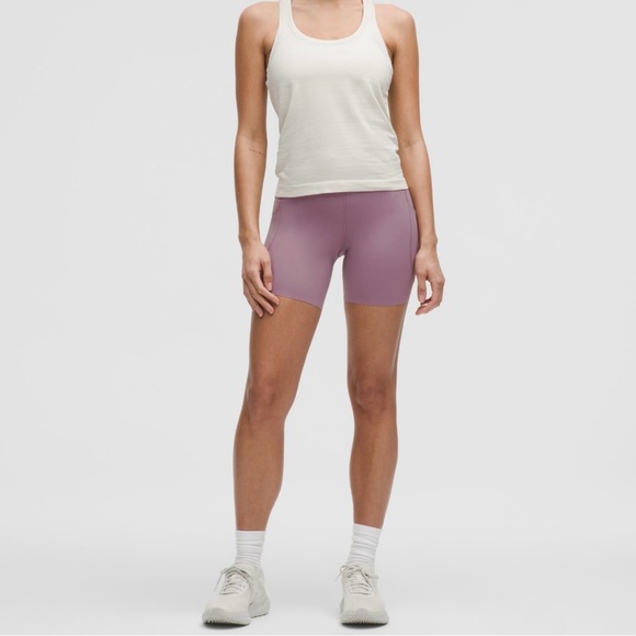 Lululemon Fast and Free High Rise Shorts, Lavender Lux, Size 4 - Picture 1 of 10